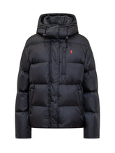 POLO RALPH LAUREN - Ralph Lauren Hooded Down Jacket - Blue - LIDIASHOPPING® - Official Website