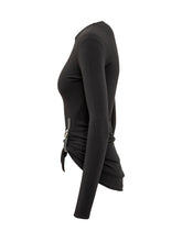 COPERNI - Top Coperni con Dettaglio Arricciato e Fibbia - Nero | Lidia Shopping | Official Website