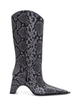 COPERNI - Coperni Stivali Cowboy Bridge in Stampa Pitone - Grigio | Lidia Shopping | Official Website