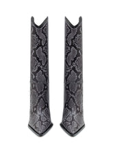 COPERNI - Coperni Cowboy Bridge Snake Print Boots - Grey | Lidia Shopping ® | Official Website