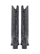 COPERNI - Coperni Stivali Cowboy Bridge in Stampa Pitone - Grigio | Lidia Shopping | Official Website
