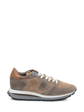 PHILIPPE MODEL - Philippe Model Tropez Haute Low in Camoscio Marrone e Grigio - | Lidia Shopping ® | Official Website