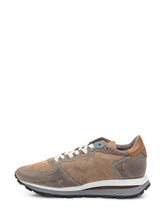 PHILIPPE MODEL - Philippe Model Tropez Haute Low in Camoscio Marrone e Grigio - | Lidia Shopping ® | Official Website
