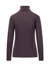 PUROTATTO - Lightweight Plum Turtleneck PURO TATTO - Purple - LIDIASHOPPING® - Official Website
