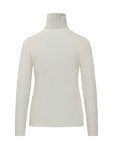 PUROTATTO - Dolcevita Avorio con Collo Lurex PURO TATTO - Bianco - LIDIASHOPPING® - Official Website