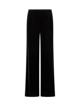 EMPORIO ARMANI - Emporio Armani Pantaloni a Gamba Larga in Velluto - Nero | Lidia Shopping ® | Official Website