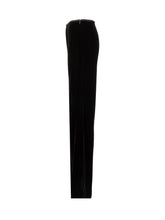 EMPORIO ARMANI - Emporio Armani Pantaloni a Gamba Larga in Velluto - Nero | Lidia Shopping ® | Official Website