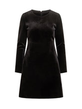 EMPORIO ARMANI - Abito in Velluto Emporio Armani - Nero | Lidia Shopping ® | Official Website