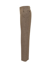 LARDINI - Pantaloni Uomo Principe di Galles Lardini - Marrone - LIDIASHOPPING® - Official Website
