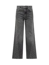 MARINE SERRE - Jeans Marine Serre Moon Panel - Grigio | Lidia Shopping ® | Official Website