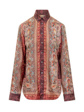 PIERRE LOUIS MASCIA - Camicia Pierre Louis Mascia in seta - Red - LIDIASHOPPING® - Official Website