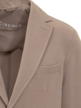 CIRCOLO - Circolo Beige Stretch Cotton Blazer - Beige | Lidia Shopping ® | Official Website