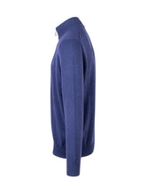 POLO RALPH LAUREN - Polo Ralph Lauren Blue Half-Zip Sweater - Blue - LIDIASHOPPING® - Official Website