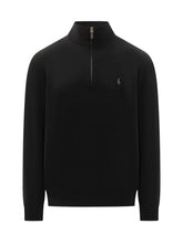 POLO RALPH LAUREN - Polo Ralph Lauren Maglione Mezzo Zip - Nero - LIDIASHOPPING® - Official Website