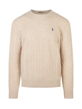 POLO RALPH LAUREN - Polo Ralph Lauren Pullover Treccia Beige - Beige - LIDIASHOPPING® - Official Website