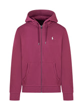 POLO RALPH LAUREN - Polo Ralph Lauren Felpa Bordeaux con Cappuccio - Rosso | Lidia Shopping | Official Website