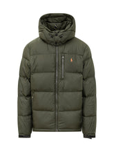 POLO RALPH LAUREN - Polo Ralph Lauren Hooded Down Jacket for Men - Green - LIDIASHOPPING® - Official Website