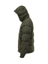 POLO RALPH LAUREN - Polo Ralph Lauren Hooded Down Jacket for Men - Green - LIDIASHOPPING® - Official Website