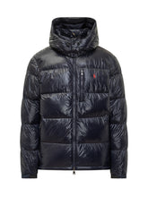POLO RALPH LAUREN - Polo Ralph Lauren Hooded Down Jacket - Blue - LIDIASHOPPING® - Official Website