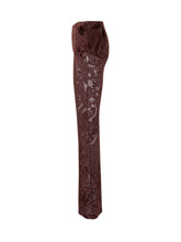 ETRO - Etro Pantaloni Flare Jacquard - Viola - LIDIASHOPPING® - Official Website
