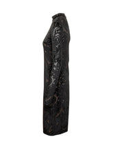 ETRO - Etro Short Velvet Dress with Black Floral Pattern - Black - LIDIASHOPPING® - Official Website