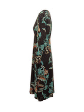 ETRO - Etro Abito Midi a Fantasia Floreale - Multicolore | Lidia Shopping ® | Official Website