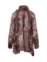ETRO - Blusa in Seta a Fantasia Floreale Etro - Rosso | Lidia Shopping ® | Official Website