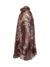 ETRO - Blusa in Seta a Fantasia Floreale Etro - Rosso | Lidia Shopping ® | Official Website