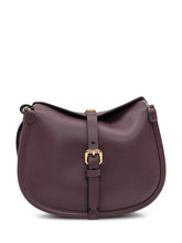 ETRO - Etro Bordeaux Shoulder Bag with Gold Buckle - Purple - LIDIASHOPPING® - Official Website