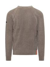 RRD - Maglione Girocollo a Coste in Lana RRD - Grigio | Lidia Shopping ® | Official Website