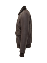 BARBA JACKET - Barba Jacket Giacca in Pelle con Collo in Shearling - Marrone | Lidia Shopping ® | Official Website