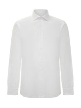 BARBA - Barba Camicia Bianca In Cotone A Maniche Lunghe - Bianco | Lidia Shopping ® | Official Website
