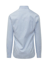 BARBA - Camicia a Righe Azzurre Barba - Blu | Lidia Shopping ® | Official Website