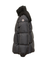 MONCLER - Moncler Piumino con Inserti in Shearling - Nero - LIDIASHOPPING® - Official Website