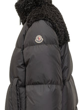 MONCLER - Moncler Piumino con Inserti in Shearling - Nero - LIDIASHOPPING® - Official Website