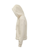MONCLER - Moncler White Hoodie with Braided Trim Details - White - LIDIASHOPPING® - Official Website