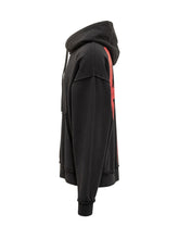 44 LABEL GROUP - 44 Label Group Black Hoodie with Embroidered Logo - Black | Lidia Shopping | Official Website