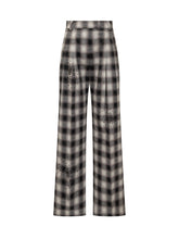 DES PHEMMES - Des Phemmes Checked Pants with Crystal Details - Multicolor - LIDIASHOPPING® - Official Website
