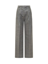 DES PHEMMES - Des Phemmes Glen Check Trousers - Grey - LIDIASHOPPING® - Official Website