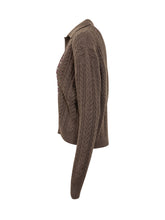 DES PHEMMES - Des Phemmes sweater with crystals - Brown - LIDIASHOPPING® - Official Website