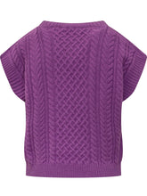 DES PHEMMES - Gilet Des Phemmes lilla con dettagli gioiello - Viola - LIDIASHOPPING® - Official Website