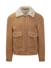 SALVATORE SANTORO - Salvatore Santoro Giacca in Shearling con Collo - Marrone | Lidia Shopping ® | Official Website