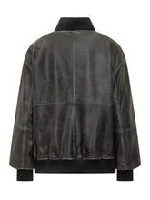 BULLY - Bully Giacca Bomber in Pelle Vintage - Nero | Lidia Shopping ® | Official Website