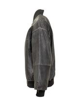 BULLY - Bully Giacca Bomber in Pelle Vintage - Nero | Lidia Shopping ® | Official Website