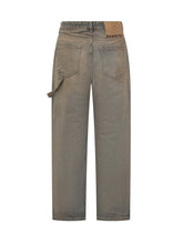 BARROW - Barrow Jeans Larghi in Denim Effetto Vintage - Blu - LIDIASHOPPING® - Official Website