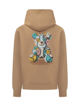 BARROW - Felpa Cappuccio Beige Logo Ricamato Barrow - Marrone - LIDIASHOPPING® - Official Website