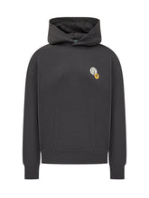 BARROW - Felpa con Cappuccio Oversize e Stampa Grafica - Nero - LIDIASHOPPING® - Official Website