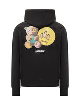 BARROW - Felpa Nera con Cappuccio Barrow - Nero - LIDIASHOPPING® - Official Website