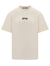 BARROW - Beige Hall of Fame T-shirt Barrow - White - LIDIASHOPPING® - Official Website