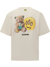 BARROW - T-shirt Beige con Stampa Smiley Barrow - Bianco - LIDIASHOPPING® - Official Website